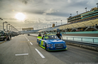 Homestead, FL - Nov 19, 2015: NASCAR teams take to the track on Goodyear tires for NASCAR at Homestead-Miami Speedway in Homestead, FL.