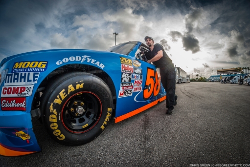 Homestead, FL - Nov 19, 2015: NASCAR teams take to the track on Goodyear tires for NASCAR at Homestead-Miami Speedway in Homestead, FL.